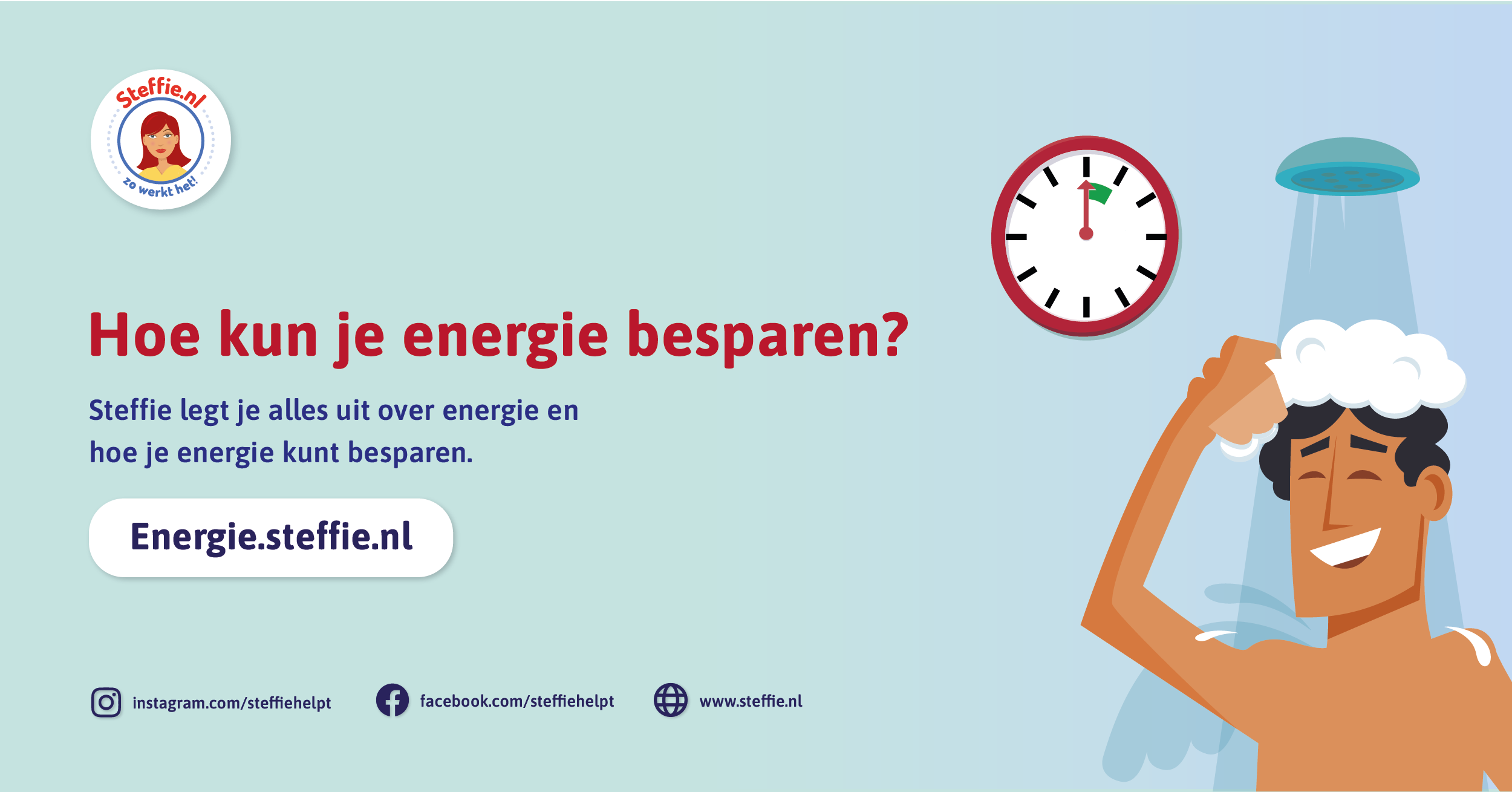 Steffie vertelt in makkelijke taal over energie besparen